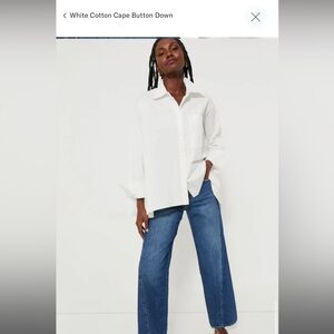 Tuckernuck White Button-down top NWT